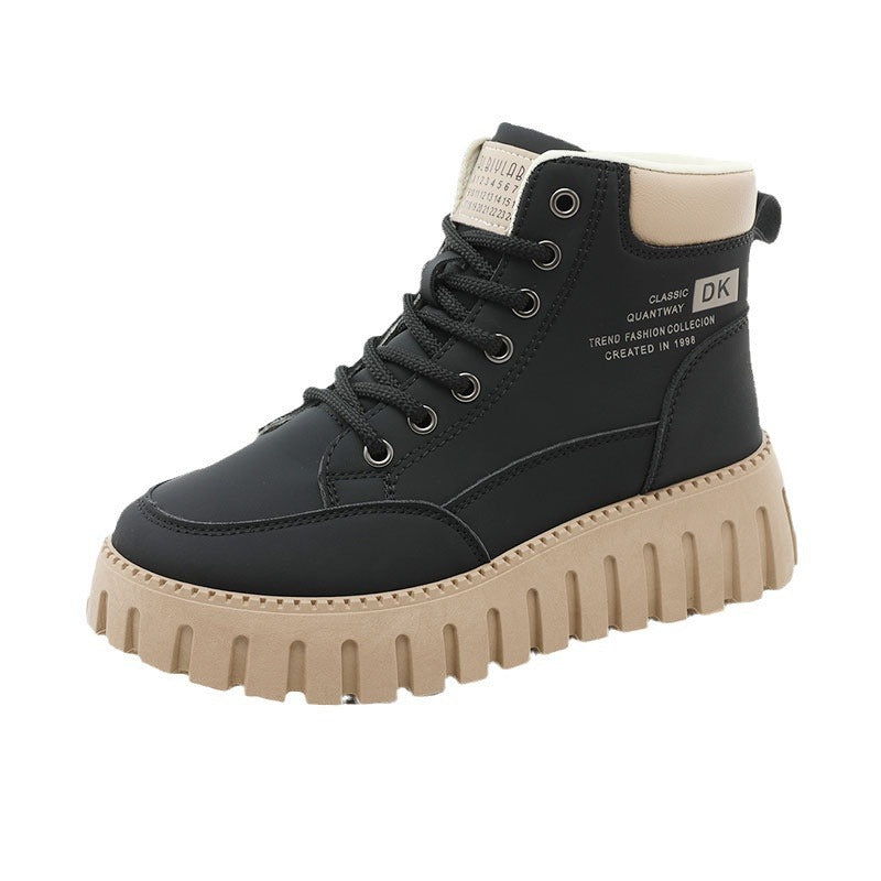 Damen Trendige High-Top Sneakers mit rutschfester Sohle und komfortabeler Dämpfung EB