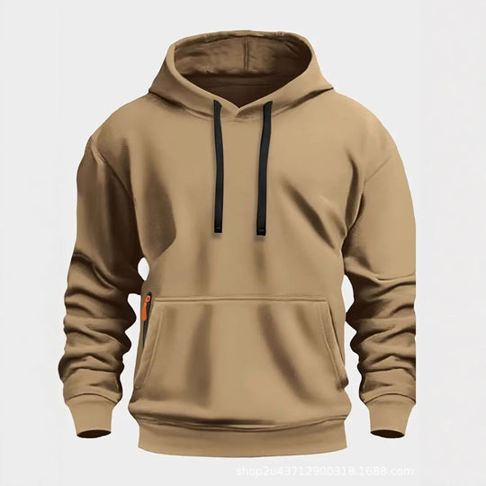 Herren sportlicher Kapuzenpullover mit praktischen Taschen und atmungsaktivem Material EB