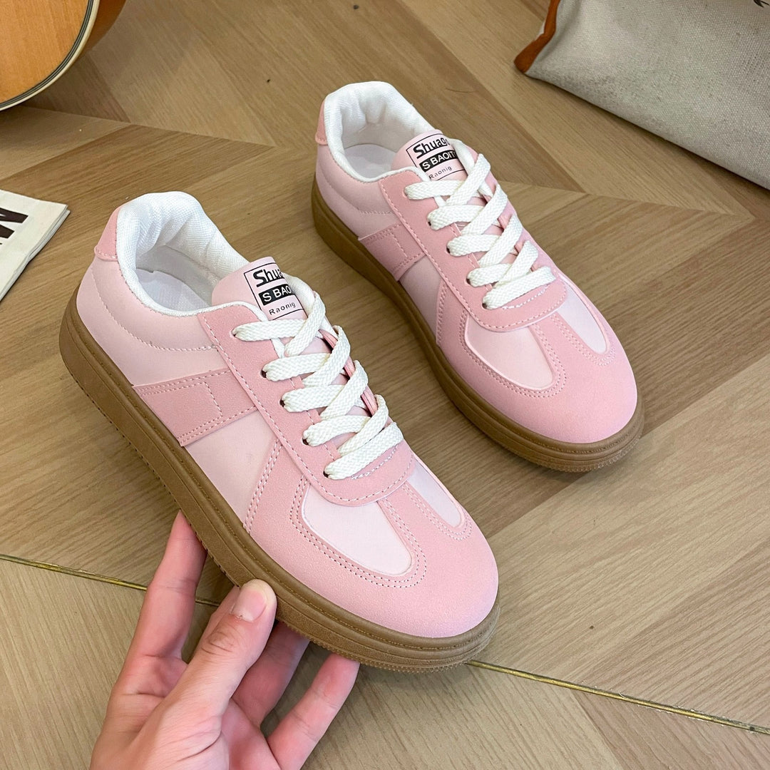 Damen Sportliche Sneakers mit rutschfester Sohle und atmungsaktiver Oberflächenstruktur EB