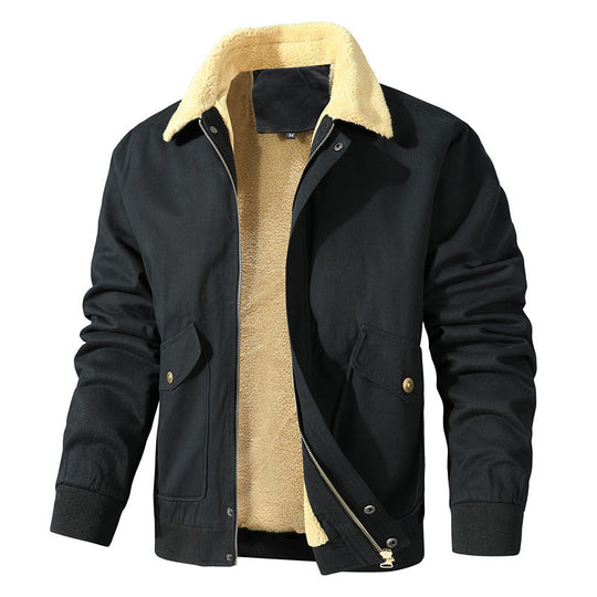 Herren modische Jacke mit luxuriösem Fleecefutter EB