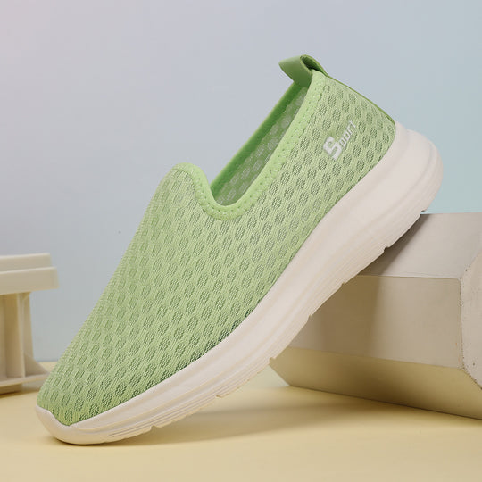Damen Atmungsaktive Slip-On Sneakers mit innovativem Design EB