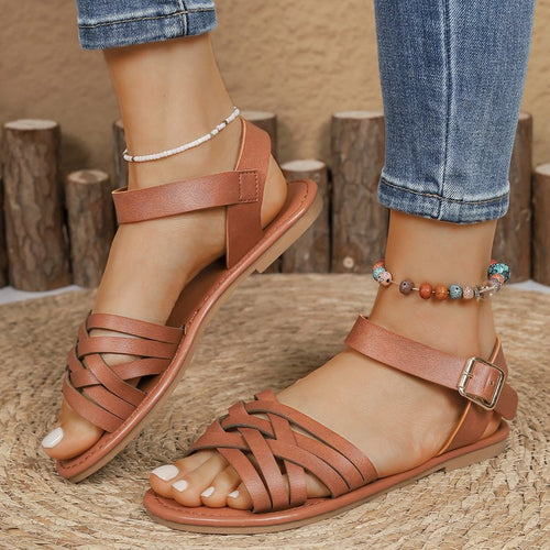 Damen geschlossene Riemen-Sandalen EB