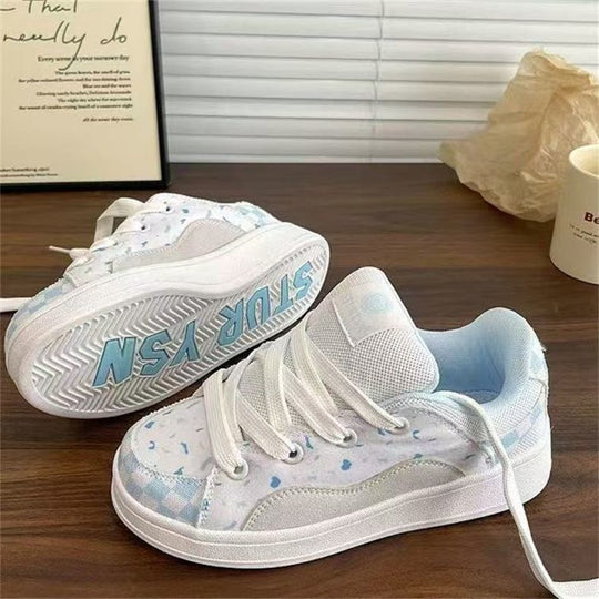 Damen Sportliche Sneaker mit verspieltem Design und rutschfester Sohle EB