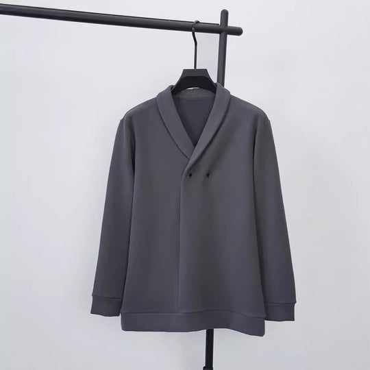 Herren Freizeitjacke mit modernem Schalkragen und praktischen Knöpfen EB
