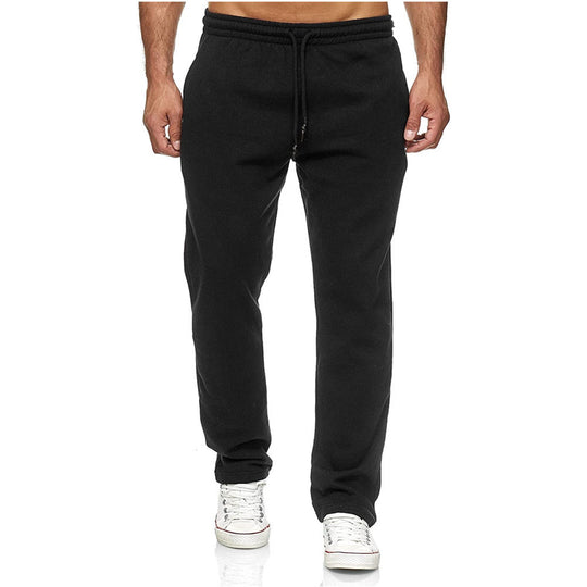 Herren nan gerade geschnittene Jogginghose mit innen angerautem Fleece, hohem Komfortbund und Kordelzug EB