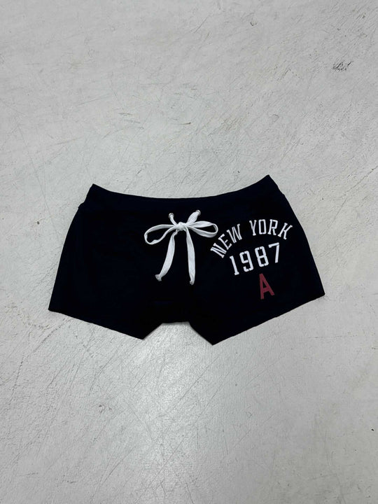 Damen Sportliche Badeshorts mit hohem Bund und verstellbarem Kordelzug EB