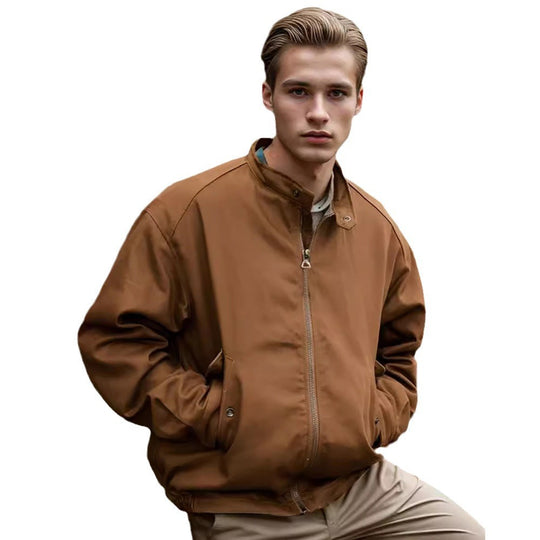 Herren lässige Outdoor-Jacke mit praktischen Taschen und atmungsaktivem Innenfutter EB