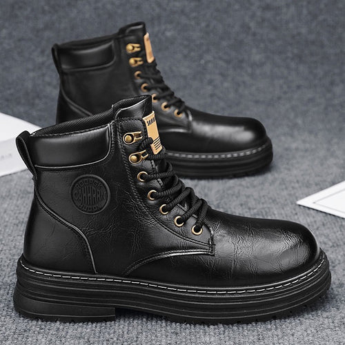 Damen Robuste Schnürstiefel mit verstärktem Knöchel und rutschfester Sohle EB
