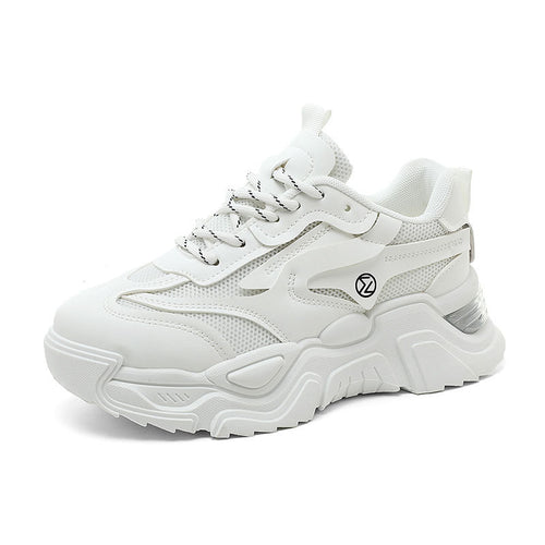 Damen Sportliche Chunky Sneaker mit atmungsaktivem Mesh-Obermaterial EB