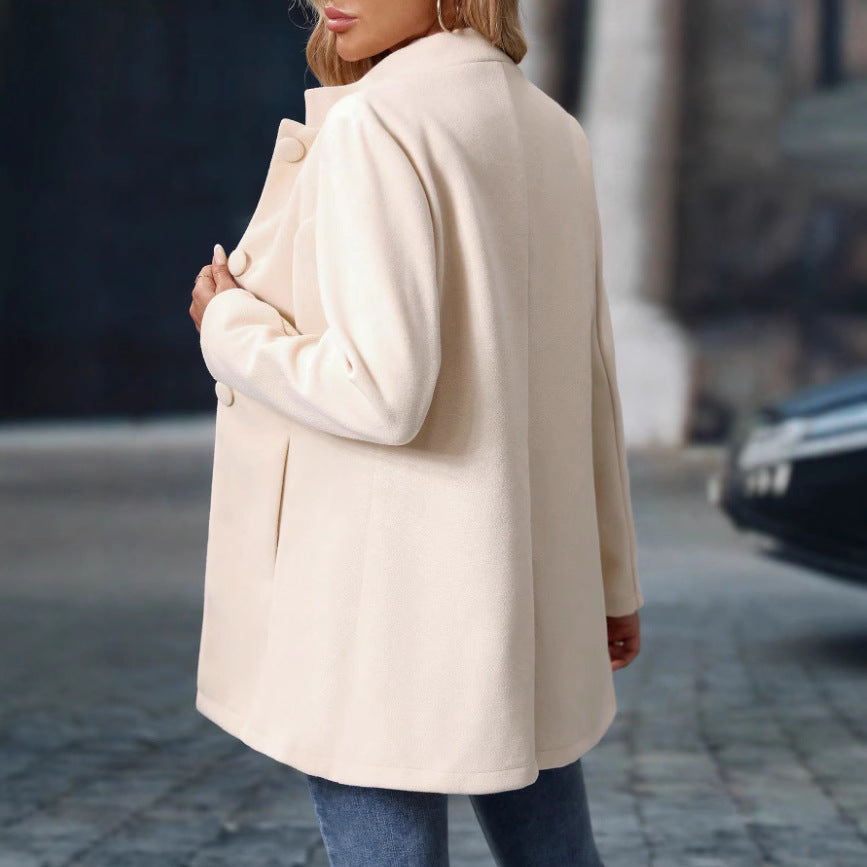 Damen klassischer und eleganter Mantel EB