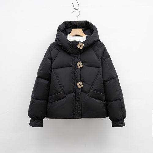 Damen Lässige Winterjacke mit voluminösem Design EB