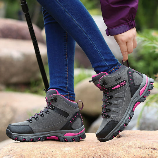 Damen Hochwertige Wanderschuhe mit wasserdichtem Obermaterial und rutschfester Sohle EB