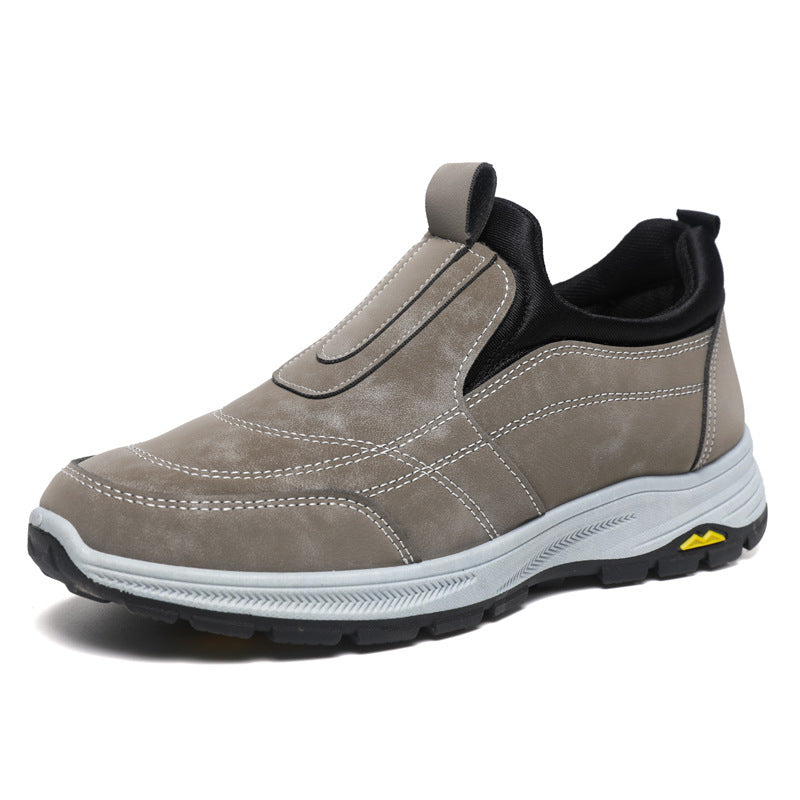 Damen Komfortable Slip-On Sneakers mit rutschfester Sohle und weichem Innenfutter EB