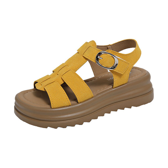 Damen komfortable Sandalen mit stylischem Riemendesign EB