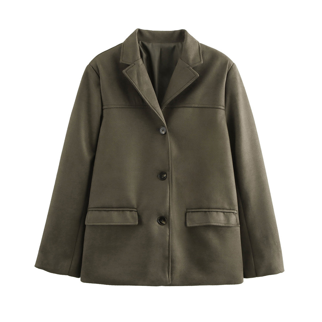 Damen elegante Jacke im modernen Schnitt mit praktischen Taschen EB