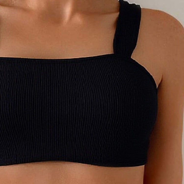 Damen Crop-Bikini-Set mit breiten Trägern EB