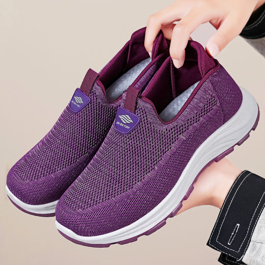 Damen Atmungsaktive Freizeitschuhe mit elastischem Einstieg EB