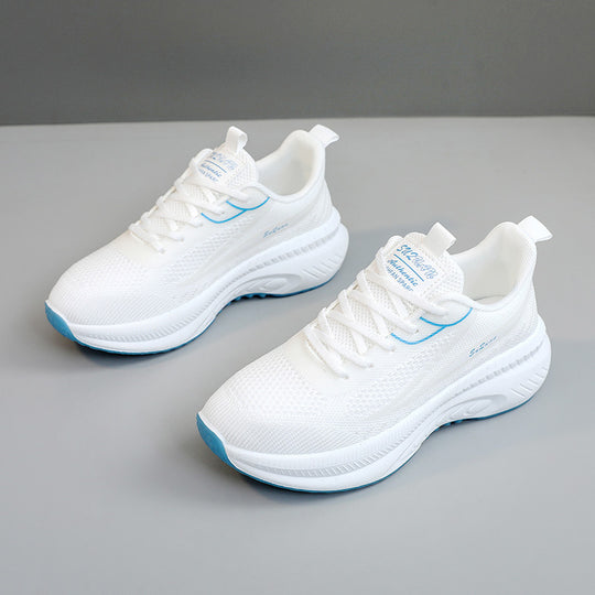 Damen Sportliche Sneakers mit atmungsaktivem Mesh-Obermaterial und dämpfendem Sohlenprofil EB