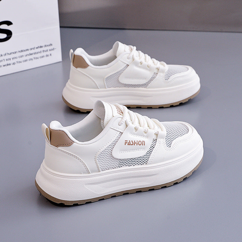 Damen Sportliche Sneakers mit atmungsaktiver Netzstruktur und federleichter Sohle EB