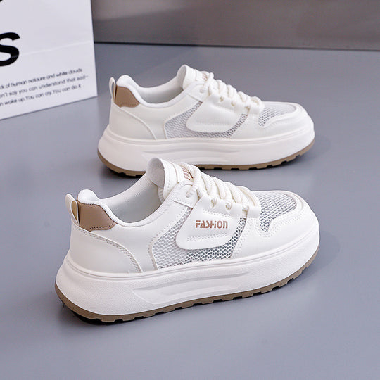Damen Sportliche Sneakers mit atmungsaktiver Netzstruktur und federleichter Sohle EB