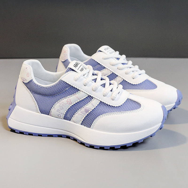 Damen Sportliche Sneakers mit atmungsaktivem Mesh-Obermaterial und flexibler Sohle EB
