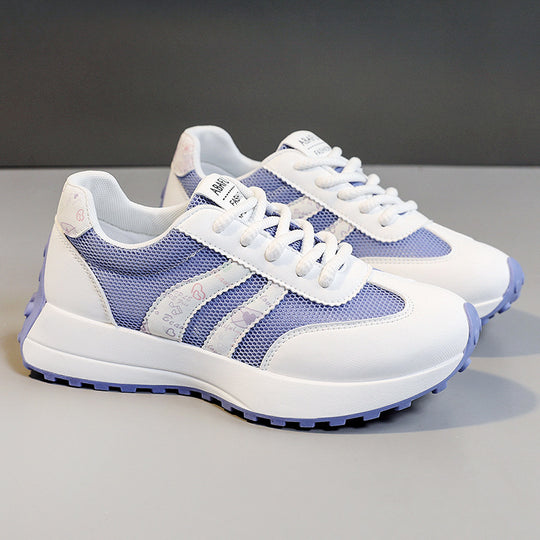 Damen Sportliche Sneakers mit atmungsaktivem Mesh-Obermaterial und flexibler Sohle EB