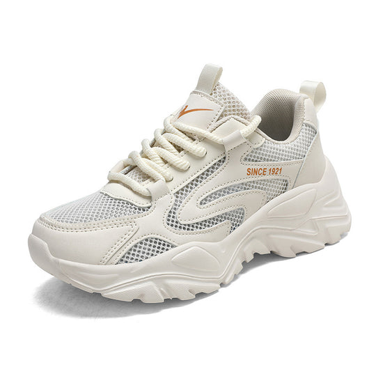 Damen Lauf- und Freizeitschuhe mit atmungsaktivem Mesh-Obermaterial und stoßdämpfender Sohle EB