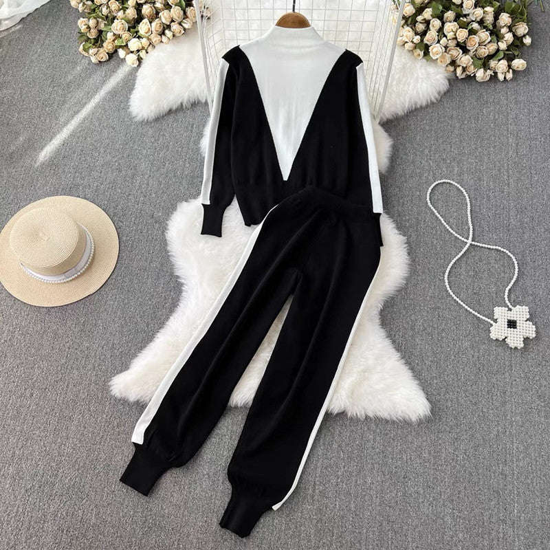 Damen sportliches High-Quality Lounge-Set mit Reißverschluss EB