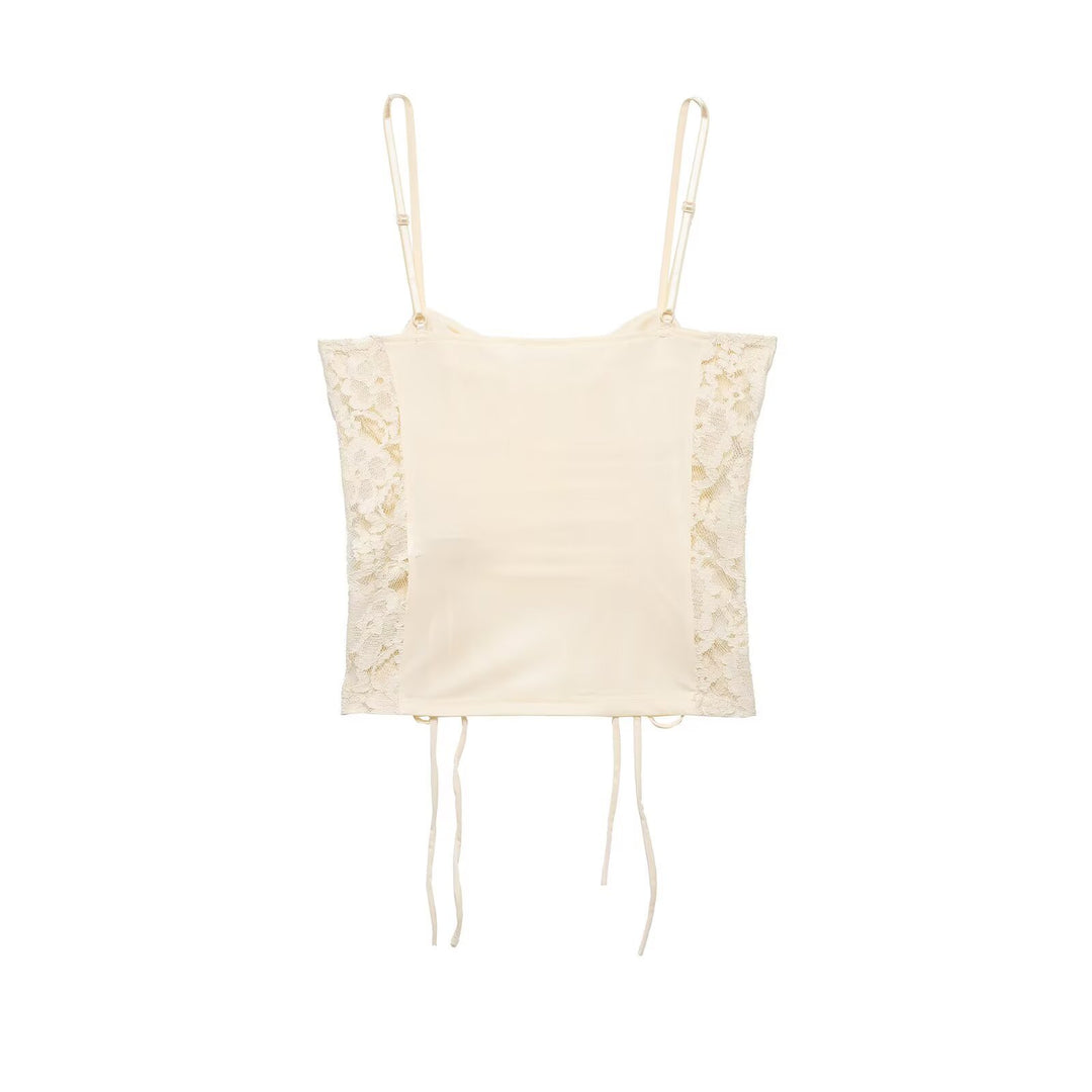 Damen Spitzeneinsatz Top EB