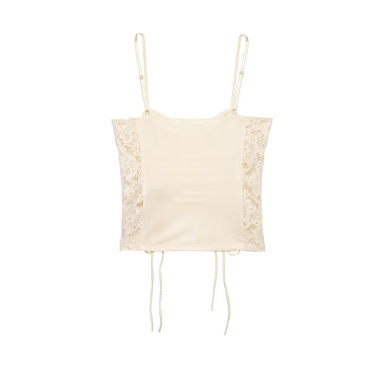 Damen Spitzeneinsatz Top EB