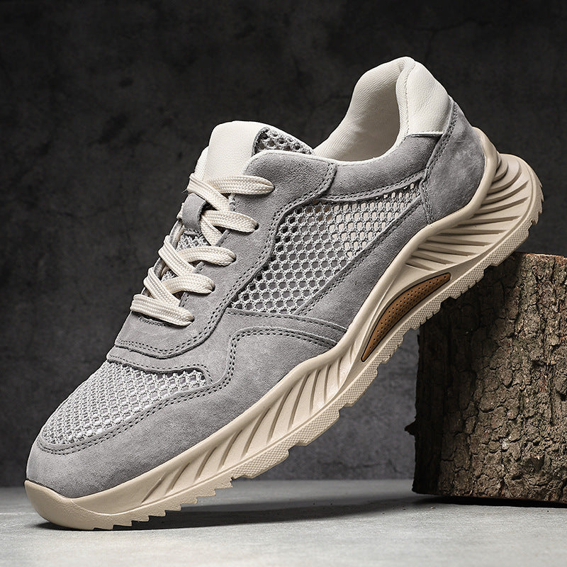 Herren Atmungsaktive Sport-Sneaker mit flexibler Gummisohle und robustem Obermaterial EB