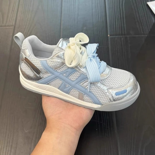 Damen Sportliche Mesh-Sneaker mit innovativer Schnürtechnologie EB