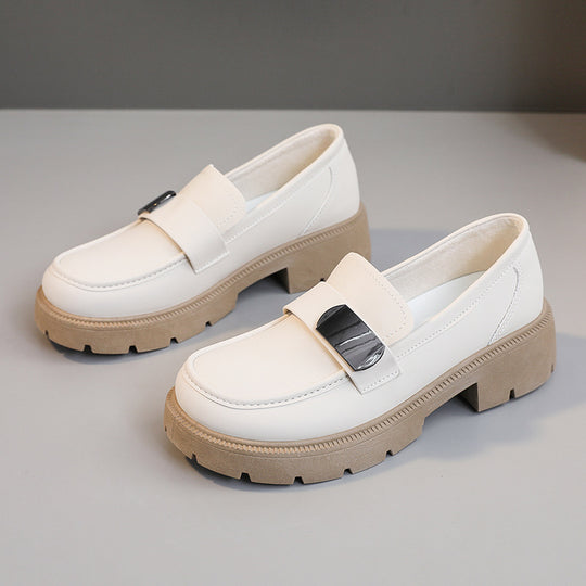 Damen elegante Loafers mit markanter Blocksohle EB