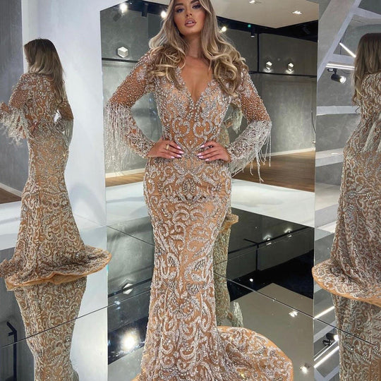 EB | Elegante Sexy Fließende Lange Rock Kleid