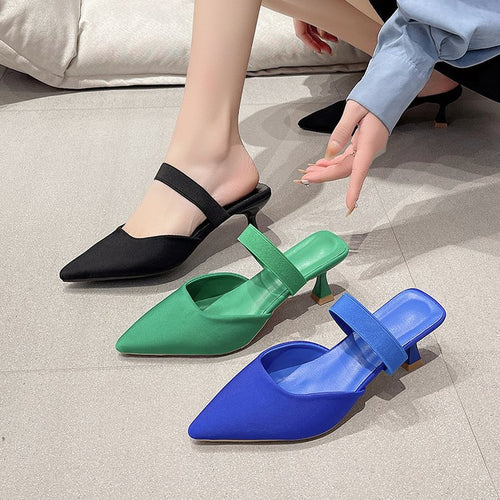 Damen Slingback-Pumps mit elegantem spitzem Design und komfortablem Fersenriemen EB
