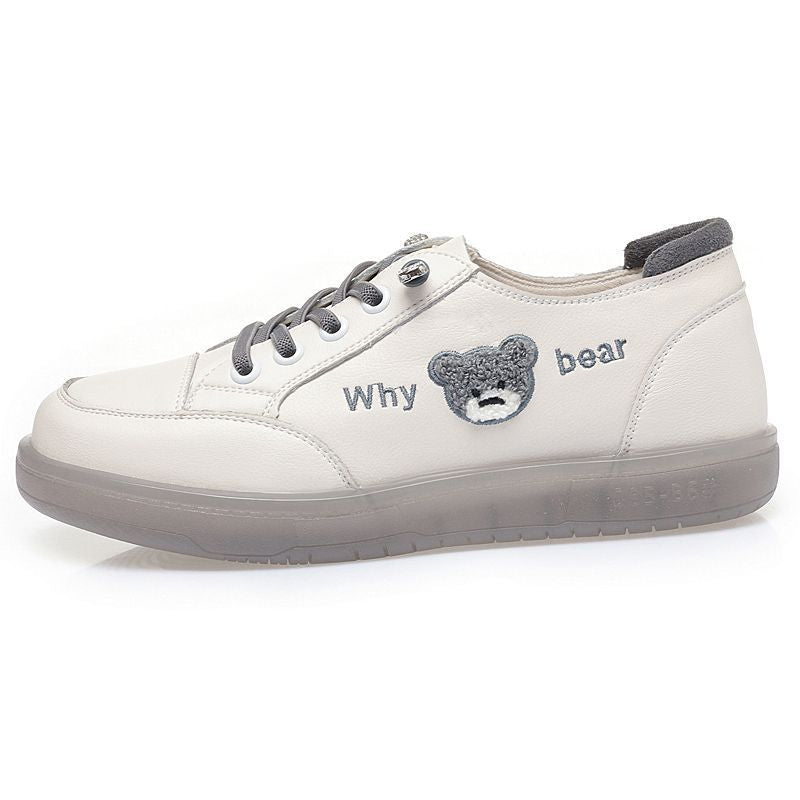 Damen Sneakers mit komfortablem Fußbett und buntem Motiv EB