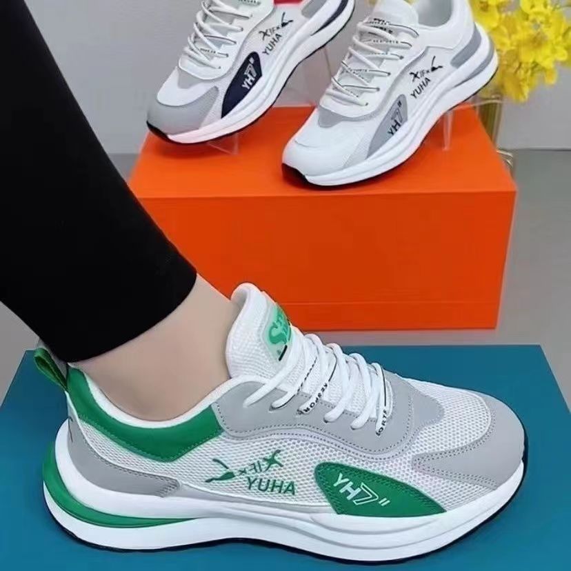 Damen leichte und atmungsaktive Sportschuhe mit flexibler Sohle EB