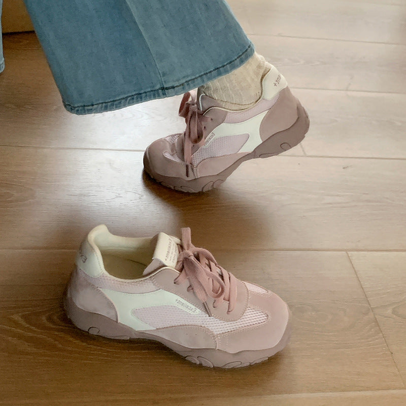 Damen Sportliche Freizeitschuhe mit atmungsaktivem Mesh-Obermaterial und gepolsterter Innensohle EB