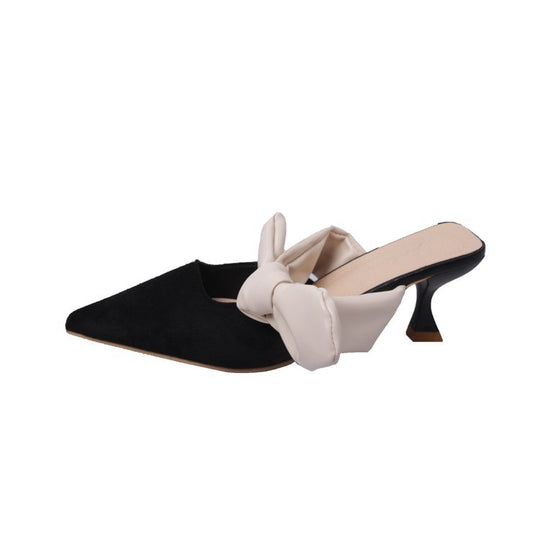 Damen eleganter Sling-Pump mit modischem Schleifendetail EB
