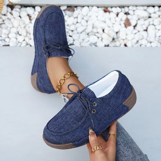 Damen Alltagssneakers mit weicher Textiloberfläche und flexiblem Sohlenrand EB