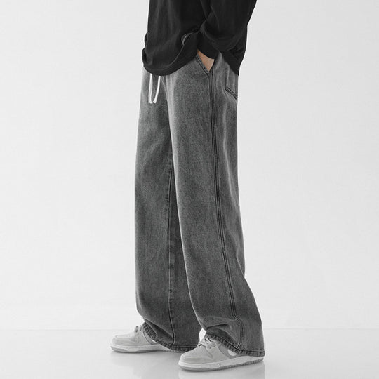 Herren weite Denim-Hose im modernen Vintage-Stil EB