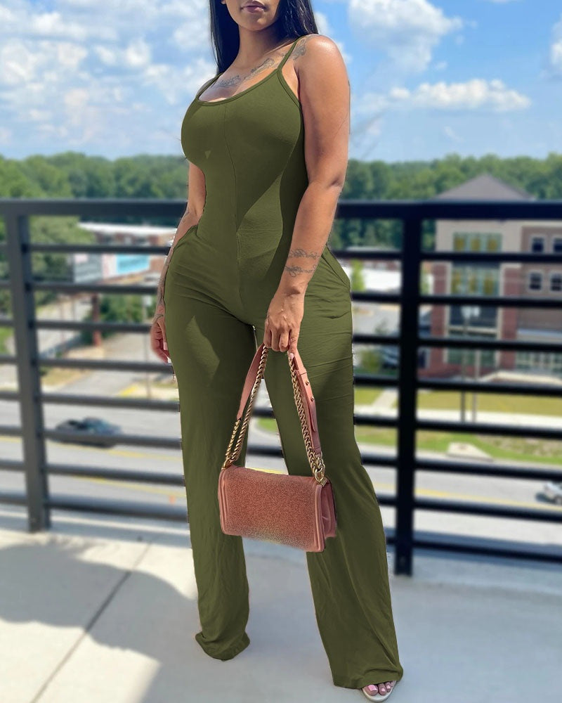 Damen Jumpsuit im modernen Streifenlook EB