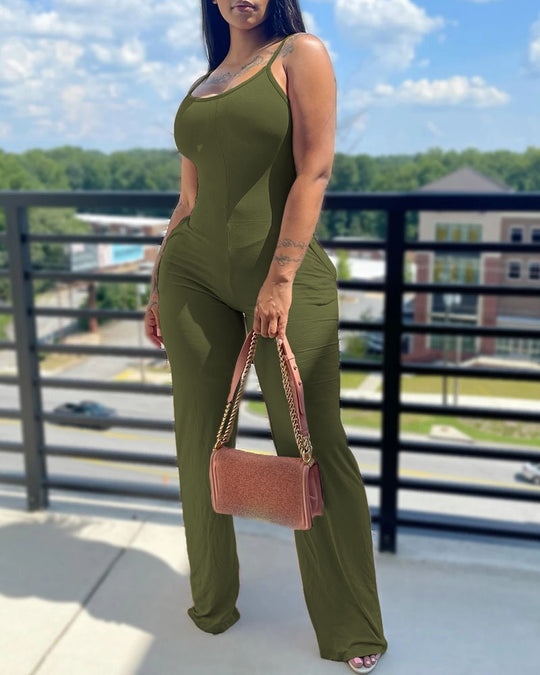 Damen Jumpsuit im modernen Streifenlook EB