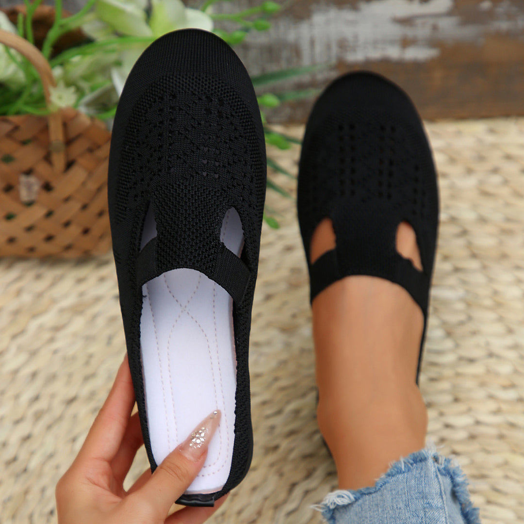 Damen Atmungsaktive Ballerinas mit innovativem Netzdesign EB