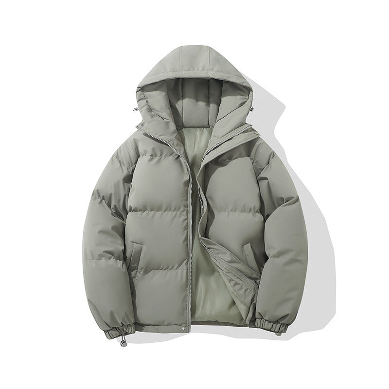 Herren hochisolierte Stepp-Kapuzenjacke mit synthetischer Thermofüllung, winddichter Außenhülle und verstellbarem Kordelzugsaum EB