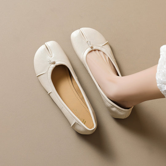 Damen Ballerinas mit komfortabler Passform und schickem Schnürdetail EB