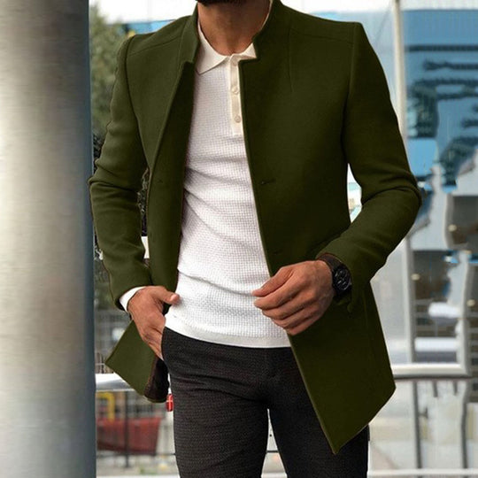 Herren modischer Blazer mit schickem, tailliertem Schnitt EB