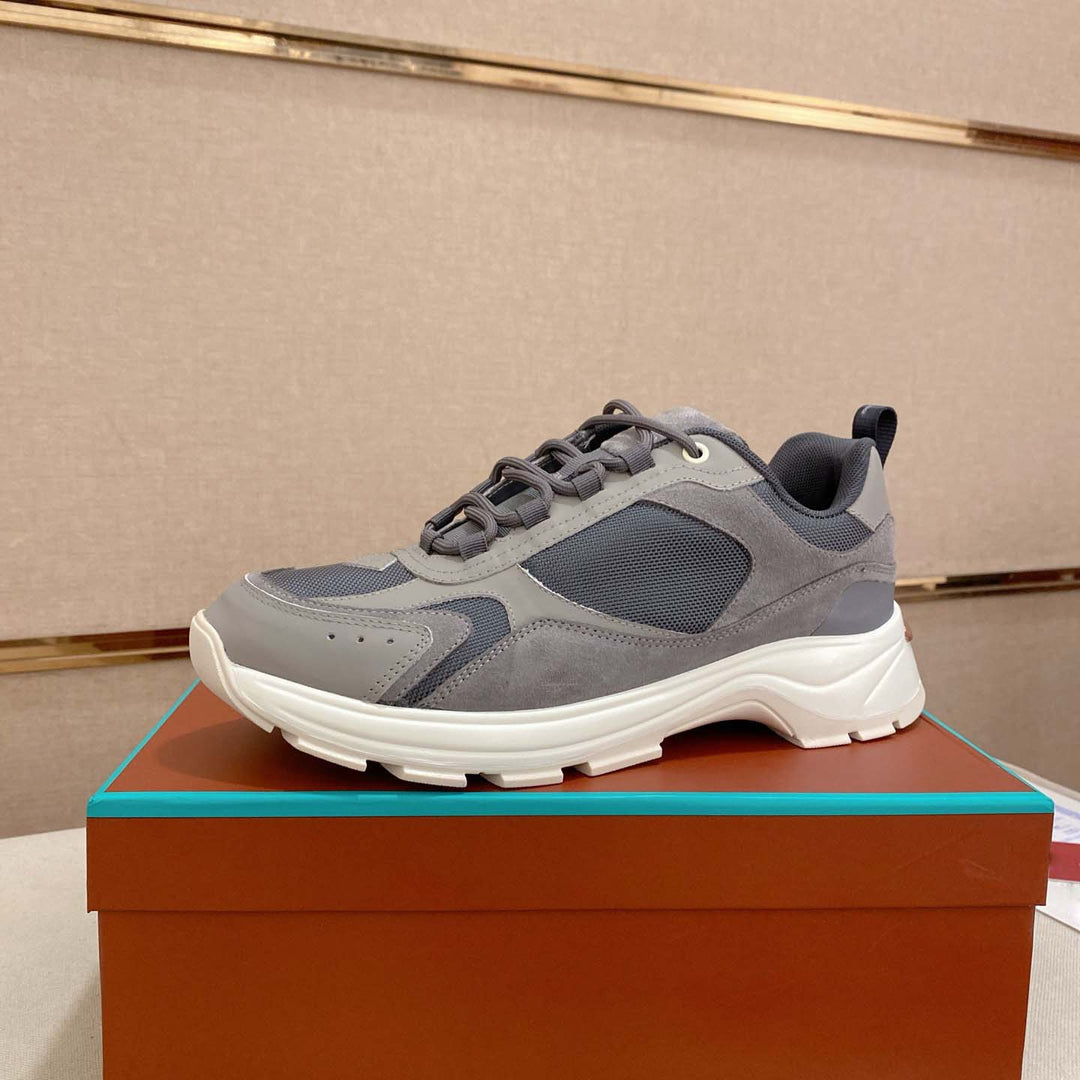 Damen sportive Freizeitsneakers mit atmungsaktiver Oberflächenstruktur und dämpfender Sohle EB