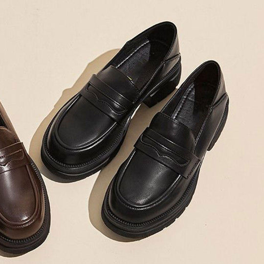 Damen Elegante und bequeme Loafer von hochwertigem Leder EB