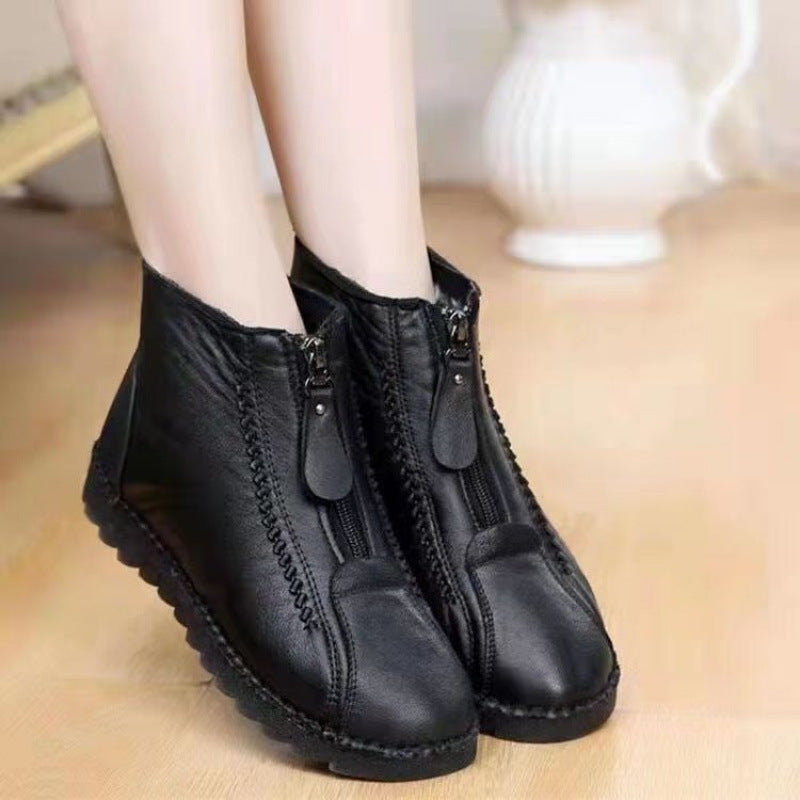 Damen Winterstiefel mit robuster Sohle und warmem Futter EB